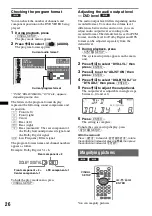 Preview for 26 page of Sony MEXDV2200 - DVD/SACD/CD Receiver Operating Instructions Manual