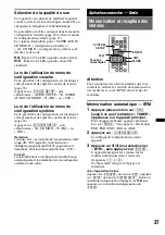 Preview for 99 page of Sony MEXDV2200 - DVD/SACD/CD Receiver Operating Instructions Manual