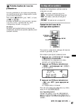 Preview for 109 page of Sony MEXDV2200 - DVD/SACD/CD Receiver Operating Instructions Manual