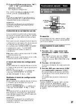 Preview for 163 page of Sony MEXDV2200 - DVD/SACD/CD Receiver Operating Instructions Manual