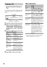 Предварительный просмотр 14 страницы Sony MG110 Operating Instructions Manual