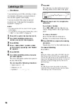 Preview for 16 page of Sony MG110 Operating Instructions Manual