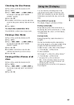 Preview for 17 page of Sony MG110 Operating Instructions Manual