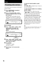 Предварительный просмотр 18 страницы Sony MG110 Operating Instructions Manual