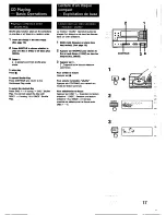 Предварительный просмотр 17 страницы Sony MHC-1750 - Hifi Bookshelf System Operating Instructions Manual