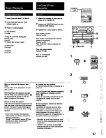 Предварительный просмотр 27 страницы Sony MHC-1750 - Hifi Bookshelf System Operating Instructions Manual