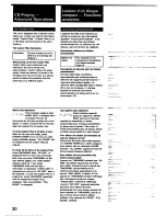 Preview for 30 page of Sony MHC-1750 - Hifi Bookshelf System Operating Instructions Manual