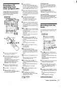 Предварительный просмотр 17 страницы Sony MHC-331 Primary Operating Instructions Manual