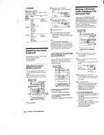 Preview for 20 page of Sony MHC-331 Primary Operating Instructions Manual