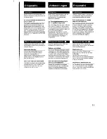 Preview for 11 page of Sony MHC-3500 - Mini Hi-fi Bookshelf System Operating Instructions Manual