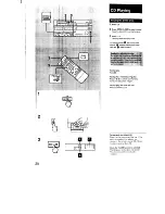 Preview for 20 page of Sony MHC-3500 - Mini Hi-fi Bookshelf System Operating Instructions Manual