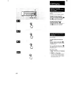 Preview for 22 page of Sony MHC-3500 - Mini Hi-fi Bookshelf System Operating Instructions Manual