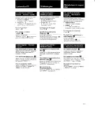 Preview for 27 page of Sony MHC-3500 - Mini Hi-fi Bookshelf System Operating Instructions Manual