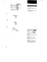 Предварительный просмотр 36 страницы Sony MHC-3500 - Mini Hi-fi Bookshelf System Operating Instructions Manual