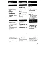 Preview for 39 page of Sony MHC-3500 - Mini Hi-fi Bookshelf System Operating Instructions Manual