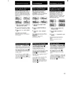 Preview for 41 page of Sony MHC-3500 - Mini Hi-fi Bookshelf System Operating Instructions Manual