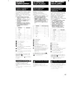 Preview for 45 page of Sony MHC-3500 - Mini Hi-fi Bookshelf System Operating Instructions Manual