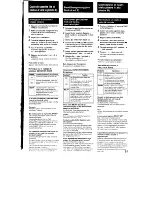 Preview for 61 page of Sony MHC-3500 - Mini Hi-fi Bookshelf System Operating Instructions Manual