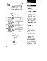 Preview for 72 page of Sony MHC-3500 - Mini Hi-fi Bookshelf System Operating Instructions Manual