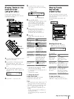 Preview for 10 page of Sony MHC-771 - Mini Hi-fi Component System Operating Instructions Manual