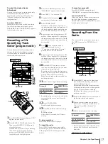 Preview for 18 page of Sony MHC-771 - Mini Hi-fi Component System Operating Instructions Manual