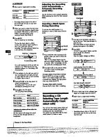 Preview for 14 page of Sony MHC-7900 Operating Instructions Manual