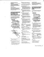 Preview for 17 page of Sony MHC-881 Operating Instructions Manual