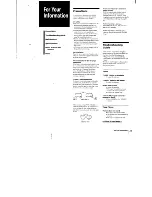 Preview for 29 page of Sony MHC-991AV Operating Instructions Manual