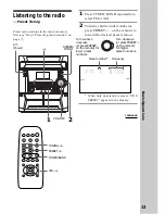 Preview for 13 page of Sony MHC-BX3 Operating Instructions Manual