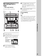 Preview for 17 page of Sony MHC-BX3 Operating Instructions Manual