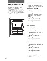 Preview for 18 page of Sony MHC-BX3 Operating Instructions Manual