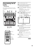 Предварительный просмотр 21 страницы Sony MHC-BX3 Operating Instructions Manual