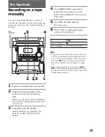 Preview for 23 page of Sony MHC-BX3 Operating Instructions Manual