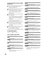 Предварительный просмотр 32 страницы Sony MHC-BX3 Operating Instructions Manual