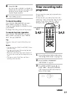 Preview for 37 page of Sony MHC-BX3 Operating Instructions Manual