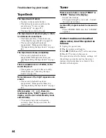 Preview for 44 page of Sony MHC-BX3 Operating Instructions Manual