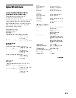 Preview for 45 page of Sony MHC-BX3 Operating Instructions Manual