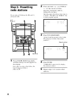 Preview for 8 page of Sony MHC-BX5 Operating Instructions Manual