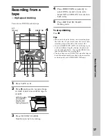 Предварительный просмотр 17 страницы Sony MHC-BX5 Operating Instructions Manual