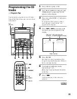 Preview for 21 page of Sony MHC-BX5 Operating Instructions Manual