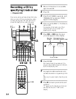 Preview for 24 page of Sony MHC-BX5 Operating Instructions Manual