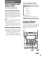 Preview for 31 page of Sony MHC-BX5 Operating Instructions Manual