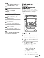 Предварительный просмотр 33 страницы Sony MHC-BX5 Operating Instructions Manual