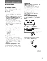 Предварительный просмотр 41 страницы Sony MHC-BX5 Operating Instructions Manual