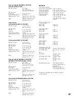 Preview for 47 page of Sony MHC-BX5 Operating Instructions Manual