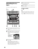 Предварительный просмотр 20 страницы Sony MHC-BX6AV Operating Instructions Manual