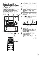 Preview for 27 page of Sony MHC-BX6AV Operating Instructions Manual