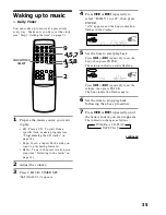 Предварительный просмотр 35 страницы Sony MHC-BX6AV Operating Instructions Manual