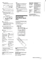 Preview for 9 page of Sony MHC-C305 Operating Instructions Manual