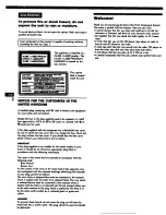 Preview for 2 page of Sony MHC-C33 Operating Instructions Manual